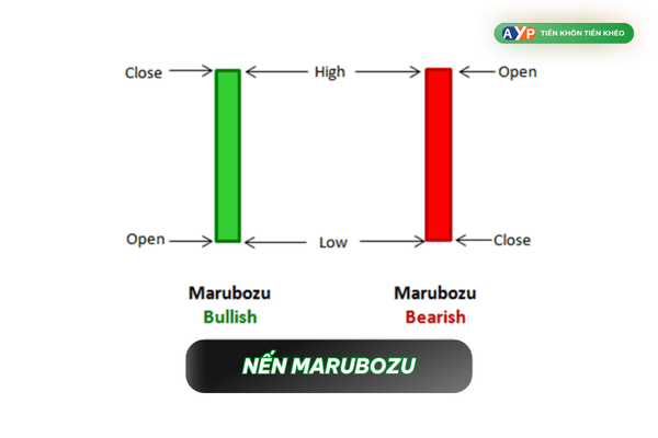 Nến Marubozu - Nến Nhật là gì? Cách đọc và phân tích biểu đồ nến Nhật