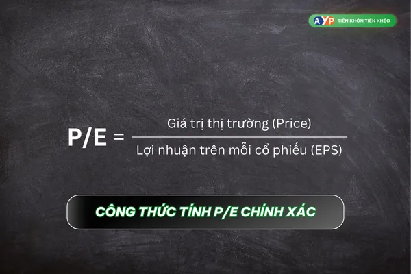 Công thức tính chỉ số P/E như thế nào?